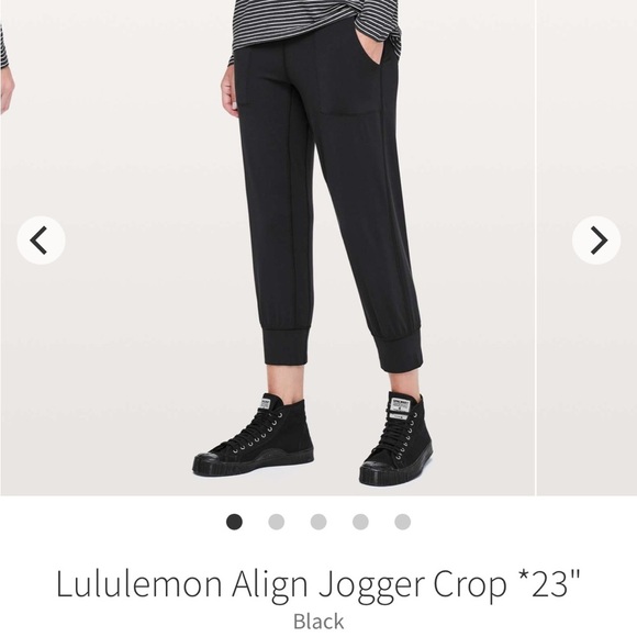 LULULEMON ALIGN JOGGER CROP 23” SIZE 12 - Picture 4 of 7